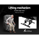 Artiss Recliner Chair Lift Assist Heated Massage Chair Velvet Milio-4