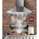 Devanti 1200mm Range Hood 120cm BBQ Commercial Rangehood-5