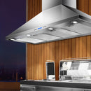 Devanti 1500mm Range Hood 150cm BBQ Commercial Rangehood-7