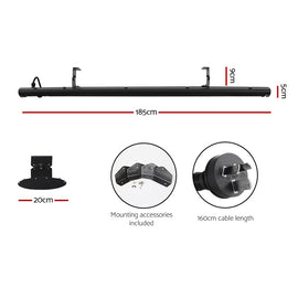 Devanti Electric Radiant Strip Heater Outdoor 3200W - 0