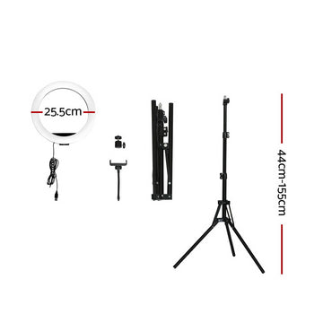 Embellir Ring Light 10" Tripod Stand - 0