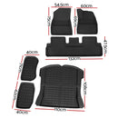 Weisshorn Car Rubber Floor Mats for Tesla Model 3 Trunk Toolbox Cargo Mat Carpet-2