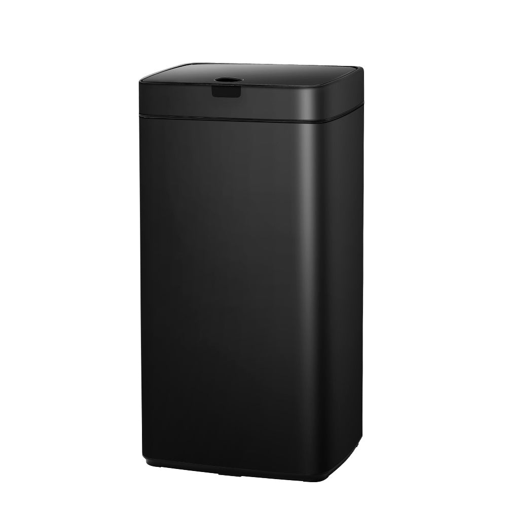 Devanti 45L Motion Sensor Bin Rubbish Automatic Black