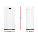 Devanti 45L Motion Sensor Bin Rubbish Automatic White-2