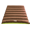 Weisshorn Sleeping Bag Double Bags Thermal Camping Hiking Tent Brown -5°C-1