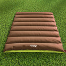 Weisshorn Sleeping Bag Double Bags Thermal Camping Hiking Tent Brown -5°C-7
