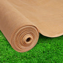 Instahut 70% Shade Cloth 1.83x50m Shadecloth Sail Heavy Duty Beige-7