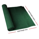 Instahut 90% Shade Cloth 3.66x10m Shadecloth Sail Heavy Duty Green-2