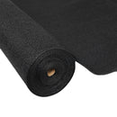 Instahut 90% Shade Cloth 3.66x20m Shadecloth Sail Heavy Duty Black-1
