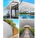 Instahut 30% Shade Cloth 3.66x30m Shadecloth Wide Heavy Duty White-4