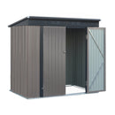 Giantz Garden Shed 1.95x1.31M Sheds Outdoor Storage Steel Workshop House Tool Double Door-1