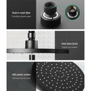 Cefito 9'' Rain Shower Head Set Handheld Round High Pressure Mixer Tap Black-4