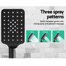 Cefito 8'' Rain Shower Head Set Handheld Square High Pressure Black-7