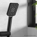 Handheld Shower Head 3.1'' High Pressure 3 Spray Modes Square Black-5