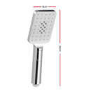 Handheld Shower Head 3.1'' High Pressure 3 Spray Modes Square Chrome-2