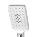 Handheld Shower Head 3.1'' High Pressure 3 Spray Modes Square Chrome-3