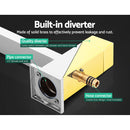 Cefito 10'' Rain Shower Head Set Handheld Square High Pressure Chrome-6