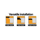 Cefito Kitchen Sink 80X48CM Granite Stone Kitchen Sinks in Black-7