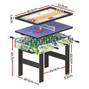 4-in-1 Games Table Soccer Foosball Table Tennis Bowling Shuffleboard Party Gift-2