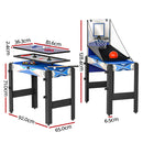 5-In-1 Game Table Pool Table Tennis Air Hockey Basketball Arcade Gift-2