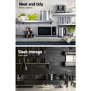 Cefito 1800mm Stainless Steel Kitchen Wall Shelf Mounted Rack-3