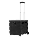 Emajin Foldable Shopping Cart Trolley Grocery Basket Rolling Wheel Portable 35KG-3