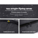 Weisshorn Double Swag Camping Swags Canvas Free Standing Dome Tent Dark Grey 4CM-5