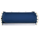 Weisshorn King Single Swag Camping Swags Canvas Free Standing Dome Tent Blue-3