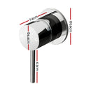 Cefito Basin Mixer Wall Tap Round Brass Faucet Shower Bathtub Chrome-2