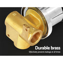 Cefito Basin Mixer Wall Tap Round Brass Faucet Shower Bathtub Chrome-7