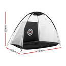 Everfit 3M Golf Practice Net Portable Training Aid Driving Target Tent Black-2