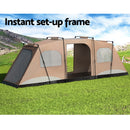 Weisshorn Instant Up Camping Tent 10 Person Outdoor Family Hiking Tents 3 Rooms-4