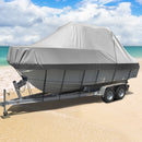 Seamanship Boat Cover 19-21ft Trailerable Jumbo Marine Grade Heavy Duty Grey-8