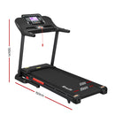 Everfit Treadmill Electric Auto Incline Home Gym Fitness Exercise Machine 520mm-2