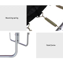 Everfit 6FT Trampoline for Kids w/ Ladder Trampoline Enclosure Safety Net Rebounder Orange-6