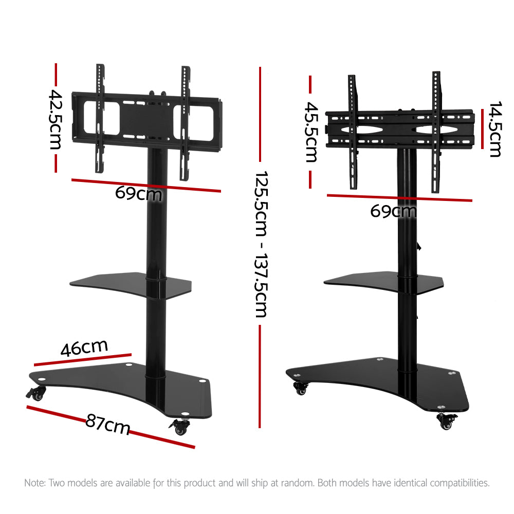 Artiss Mobile TV Stand for 32"-70" TVs Mount Bracket Portable Solid Trolley Cart - 0