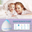 Essential Oils Ultrasonic Aromatherapy Diffuser Air Humidifier Purify 400ML - White-7