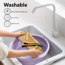 Set of 2 Fabric Drawer Organizer Divider Storage Boxes for Storing Socks, Underwear, Ties, Scarves (Beige)-10