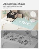 Jewelry Box 3 Layers Organizer Lockable Storage-8