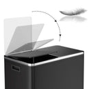 Kitchen Dual Recycling Bin 30L, Black-4
