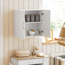 Wall Cabinets Storage, White-4