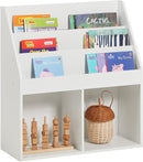 Kids Shelving Unit 3 Shelves 2 Compartments-1