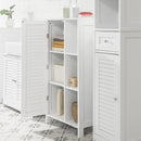 Bathroom Storage Cabinet 3 Shelves 1 Door-2