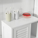 Bathroom Storage Cabinet 3 Shelves 1 Door-7