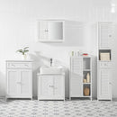 Bathroom Storage Cabinet 3 Shelves 1 Door-8
