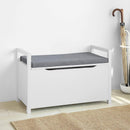 Storage Bench Lift Up Top Padded Seat Toy Box-5