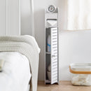 Toilet Paper Roll Holder for Bathroom (White, 80 cm)-5