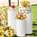 3PCS Display Stand Round Cylinder Pedestal w/ Balloon Set + LED Strip Wedding AU-5