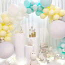 3PCS Display Stand Round Cylinder Pedestal w/ Balloon Set + LED Strip Wedding AU-10