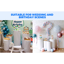 5PCS Round Plinth Cylinder Display Stand Pedestal Wedding Party Shop Display AU-8